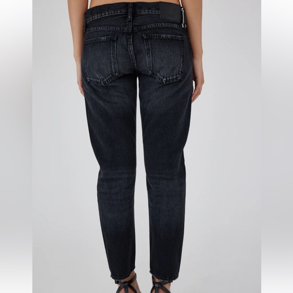 Moussy Vintage Vellflower Tapered Black wash Jean Size 27 New without tags - Picture 3 of 7